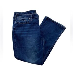 Silver Jeans Co. Suki Slim Bootcut Dark Blue Indigo Denim Women’s Plus Size 20